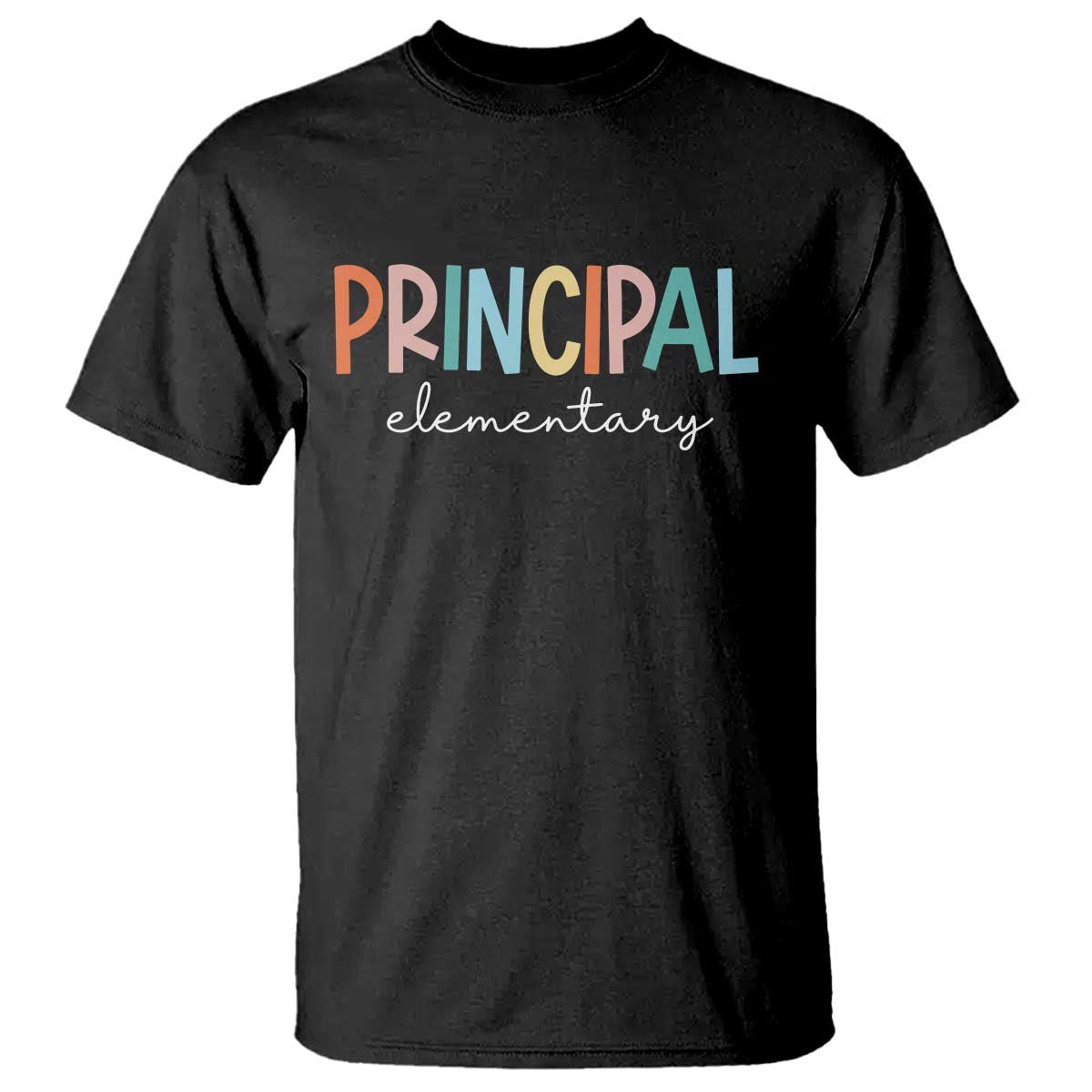 Boho Retro Vintage Elementary Principal Back to School T Shirt