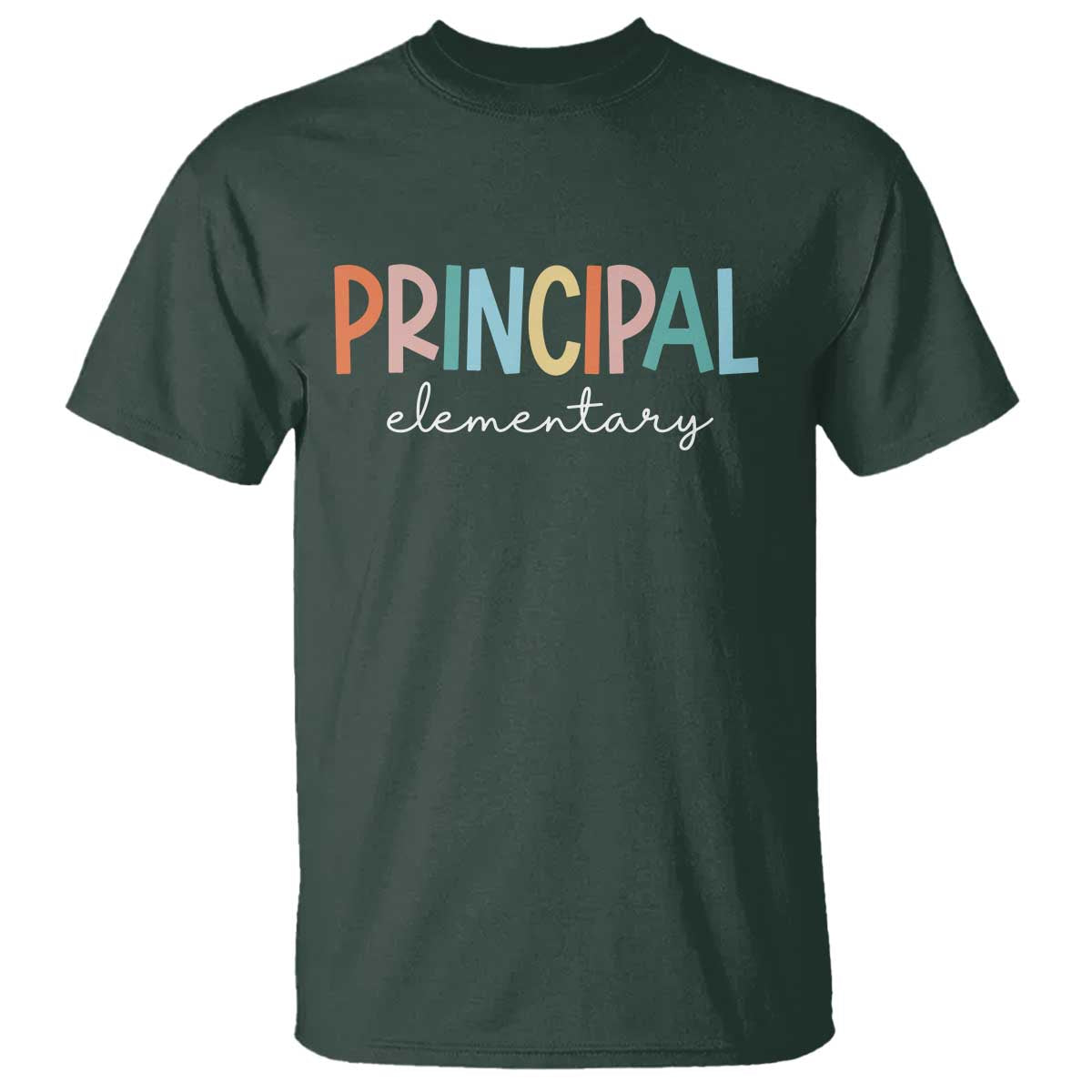 Boho Retro Vintage Elementary Principal Back to School T Shirt