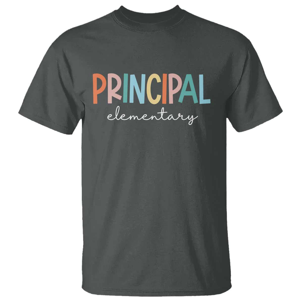 Boho Retro Vintage Elementary Principal Back to School T Shirt
