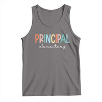 Boho Retro Vintage Elementary Principal Back to School Tank Top