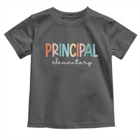 Boho Retro Vintage Elementary Principal Back to School Toddler T Shirt