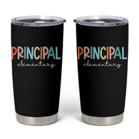 Boho Retro Vintage Elementary Principal Back to School Tumbler Cup