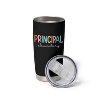 Boho Retro Vintage Elementary Principal Back to School Tumbler Cup