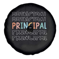 Boho Retro Vintage Principal Back to School Spare Tire Cover