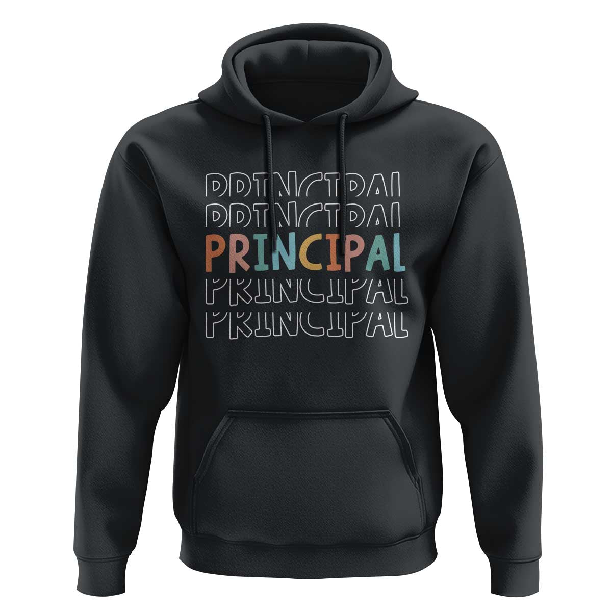 Boho Retro Vintage Principal Back to School Hoodie