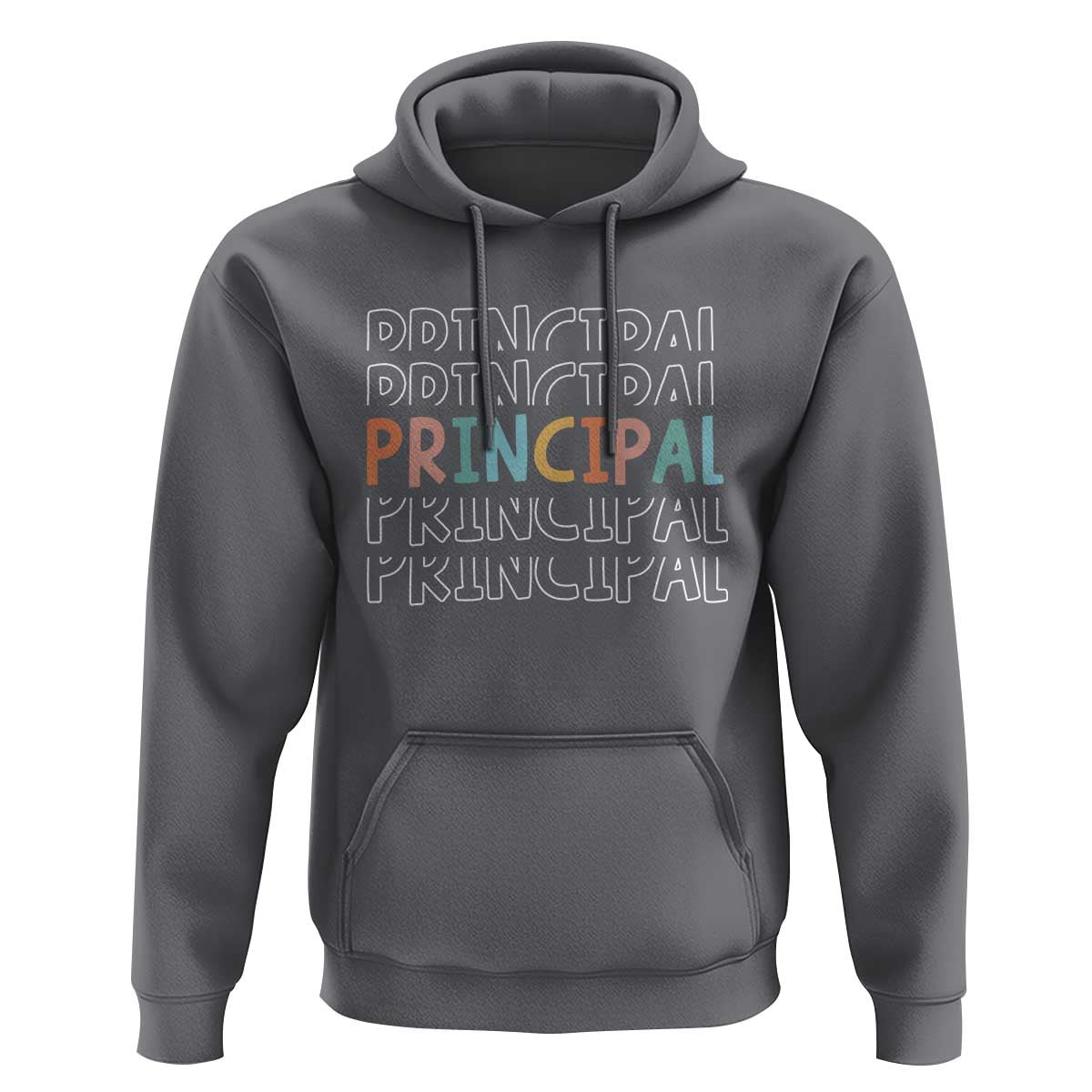Boho Retro Vintage Principal Back to School Hoodie