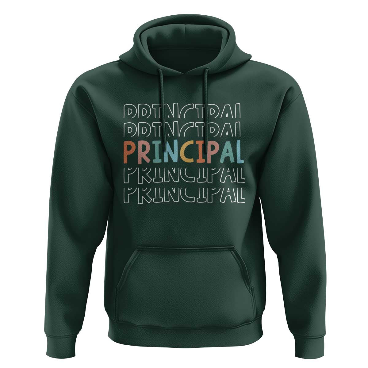 Boho Retro Vintage Principal Back to School Hoodie