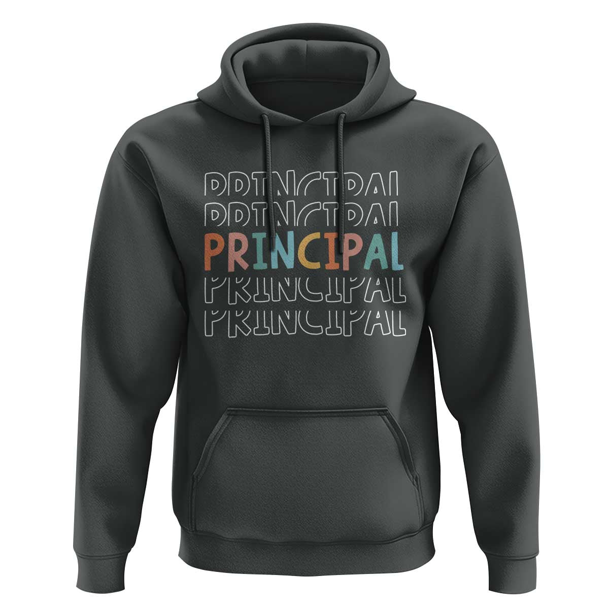 Boho Retro Vintage Principal Back to School Hoodie