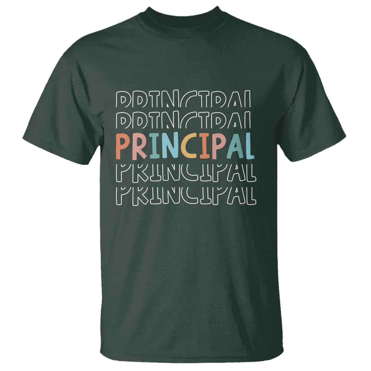 Boho Retro Vintage Principal Back to School T Shirt