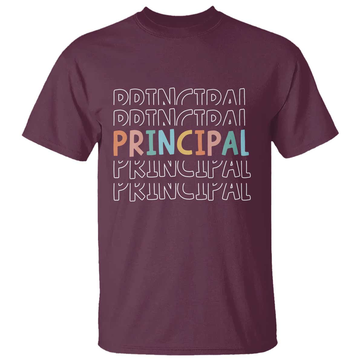 Boho Retro Vintage Principal Back to School T Shirt