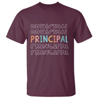 Boho Retro Vintage Principal Back to School T Shirt