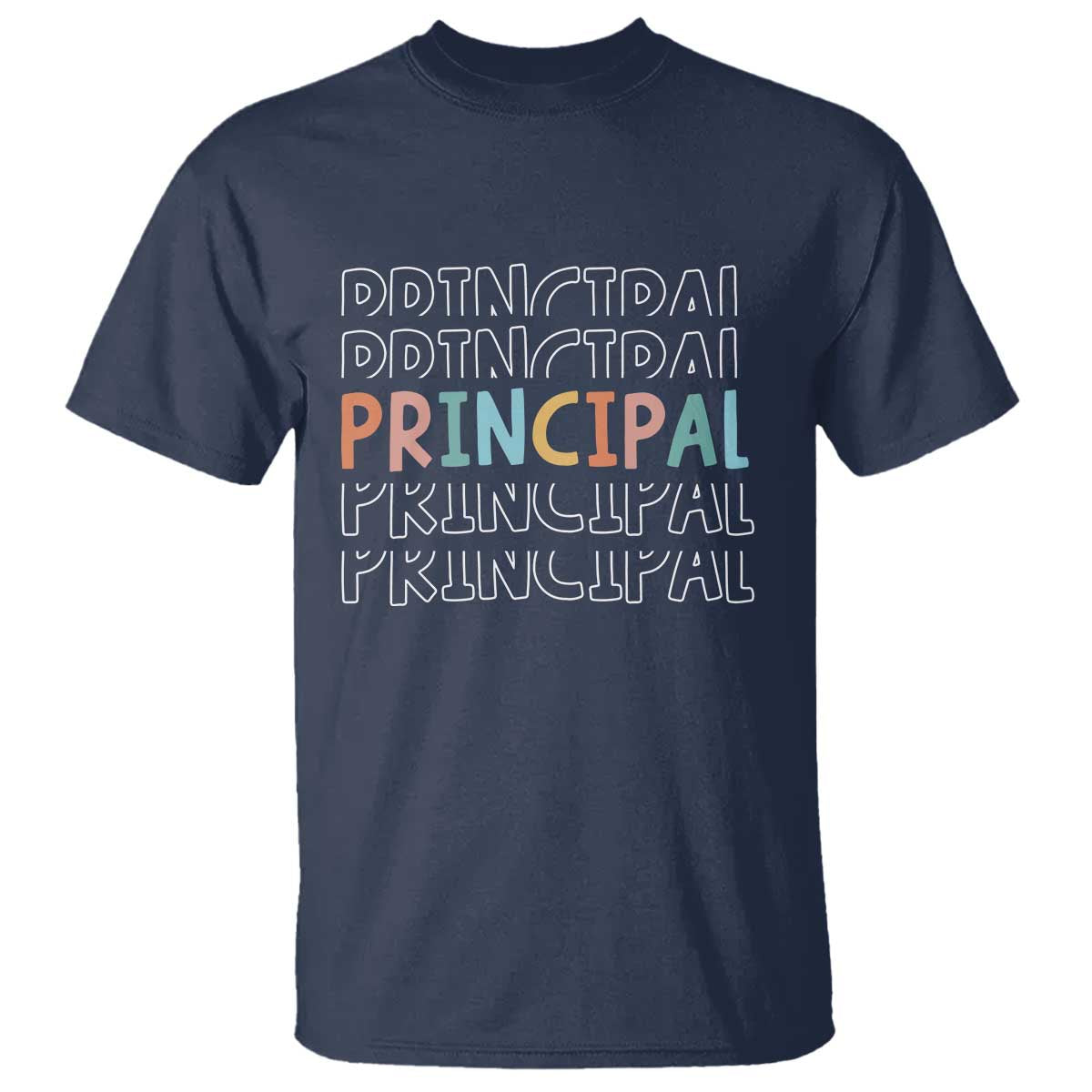 Boho Retro Vintage Principal Back to School T Shirt