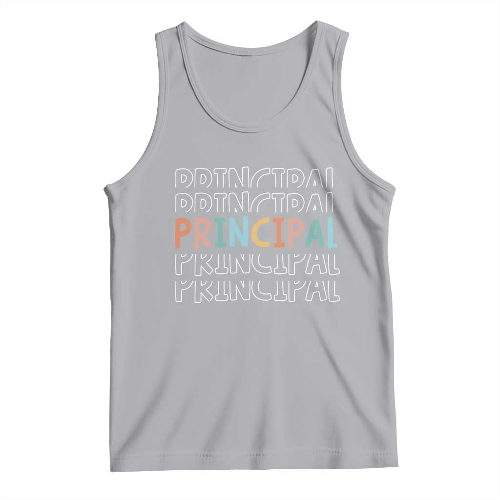 Boho Retro Vintage Principal Back to School Tank Top