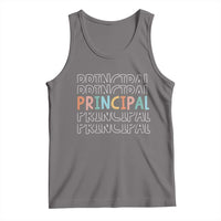 Boho Retro Vintage Principal Back to School Tank Top