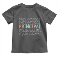 Boho Retro Vintage Principal Back to School Toddler T Shirt