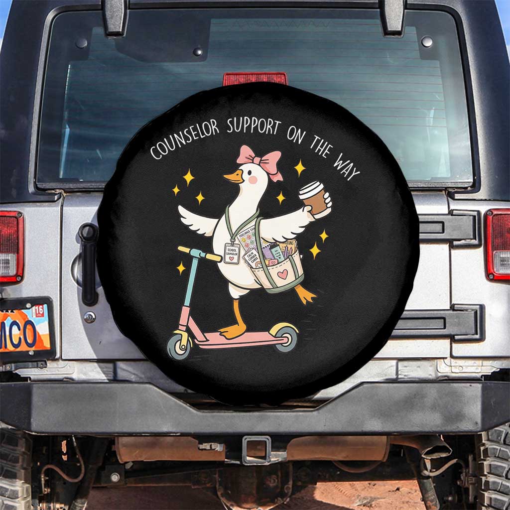 Counselor Support On The Way Spare Tire Cover Silly Goose School Counselor