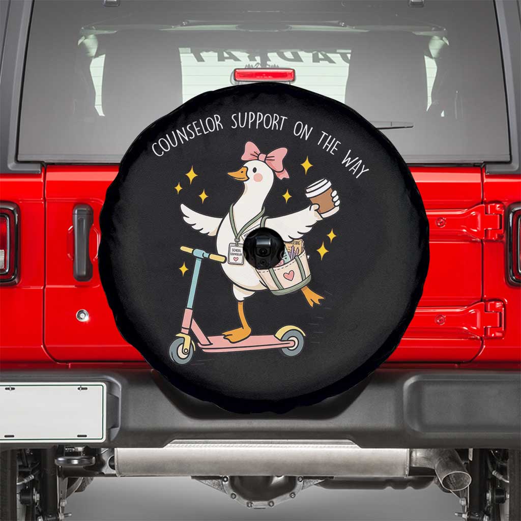 Counselor Support On The Way Spare Tire Cover Silly Goose School Counselor
