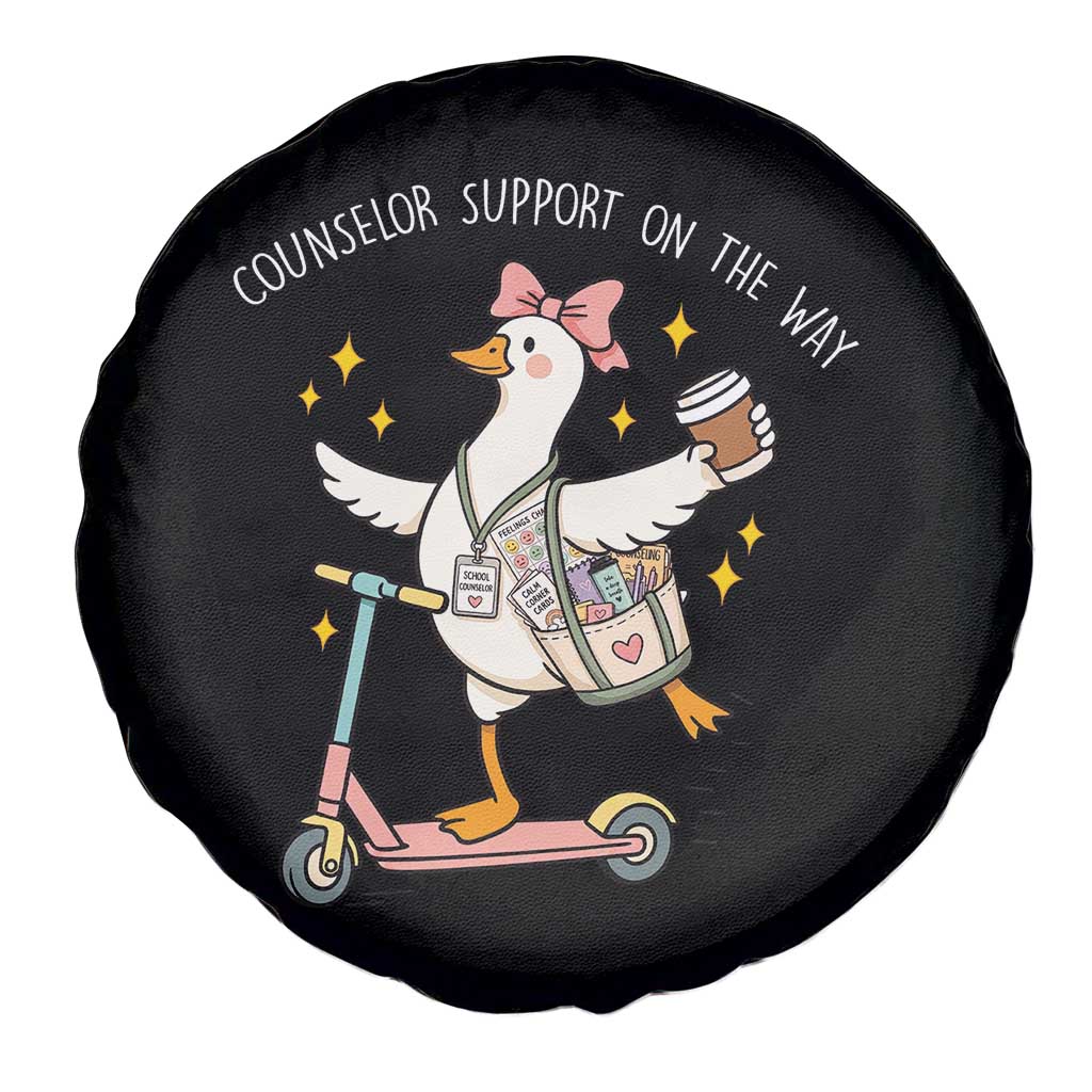 Counselor Support On The Way Spare Tire Cover Silly Goose School Counselor