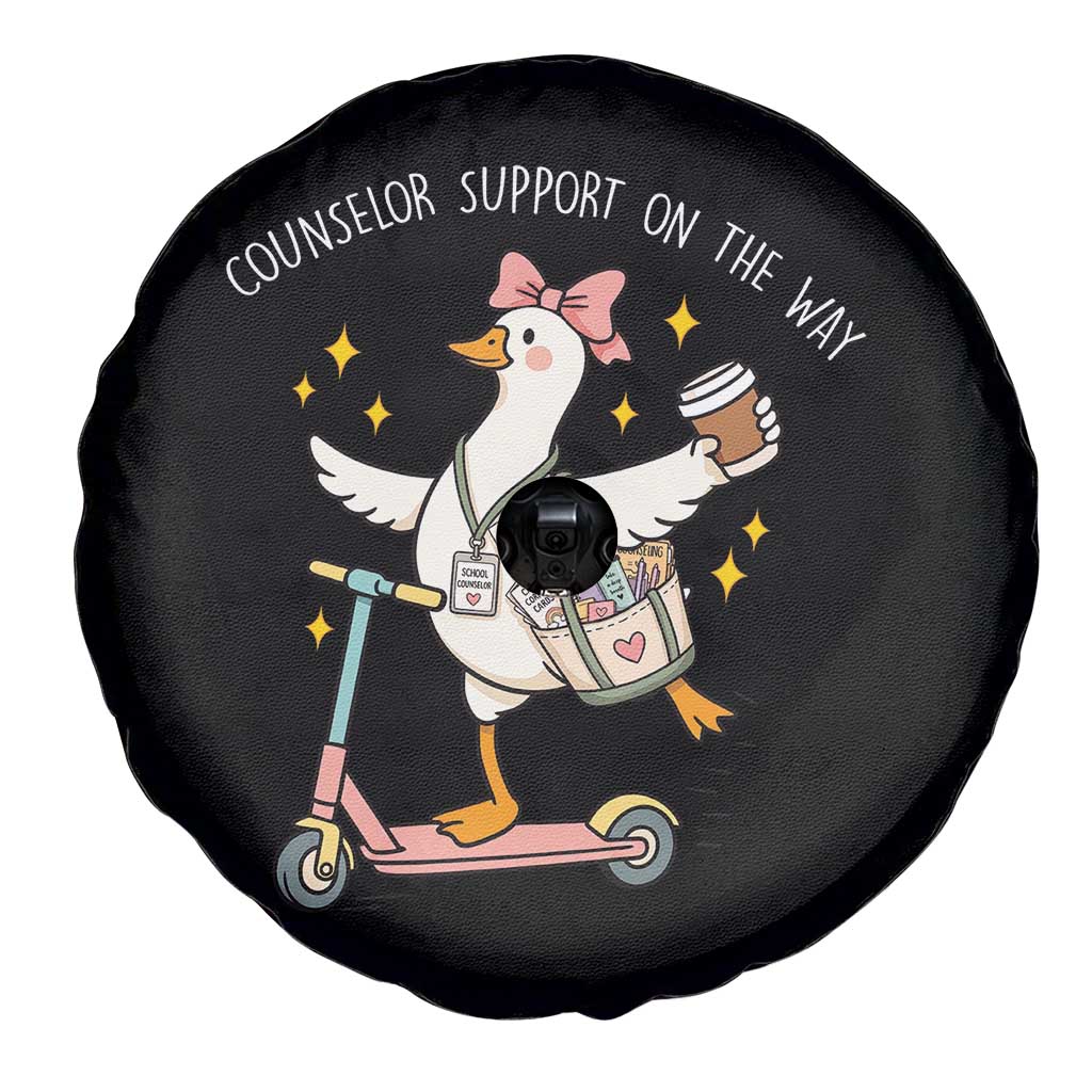 Counselor Support On The Way Spare Tire Cover Silly Goose School Counselor