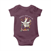 Counselor Support On The Way Baby Onesie Silly Goose School Counselor