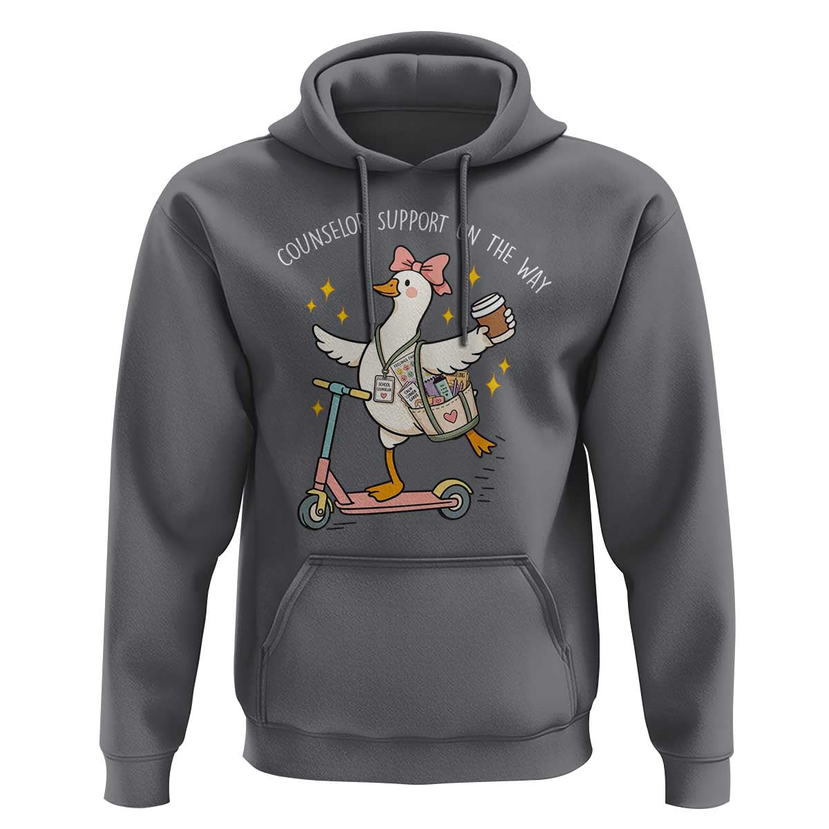 Counselor Support On The Way Hoodie Silly Goose School Counselor