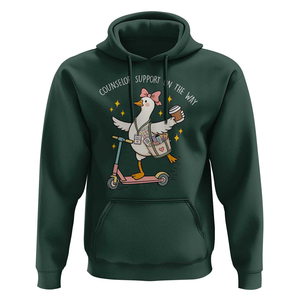 Counselor Support On The Way Hoodie Silly Goose School Counselor
