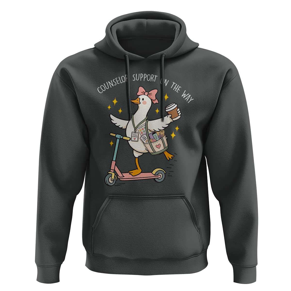 Counselor Support On The Way Hoodie Silly Goose School Counselor