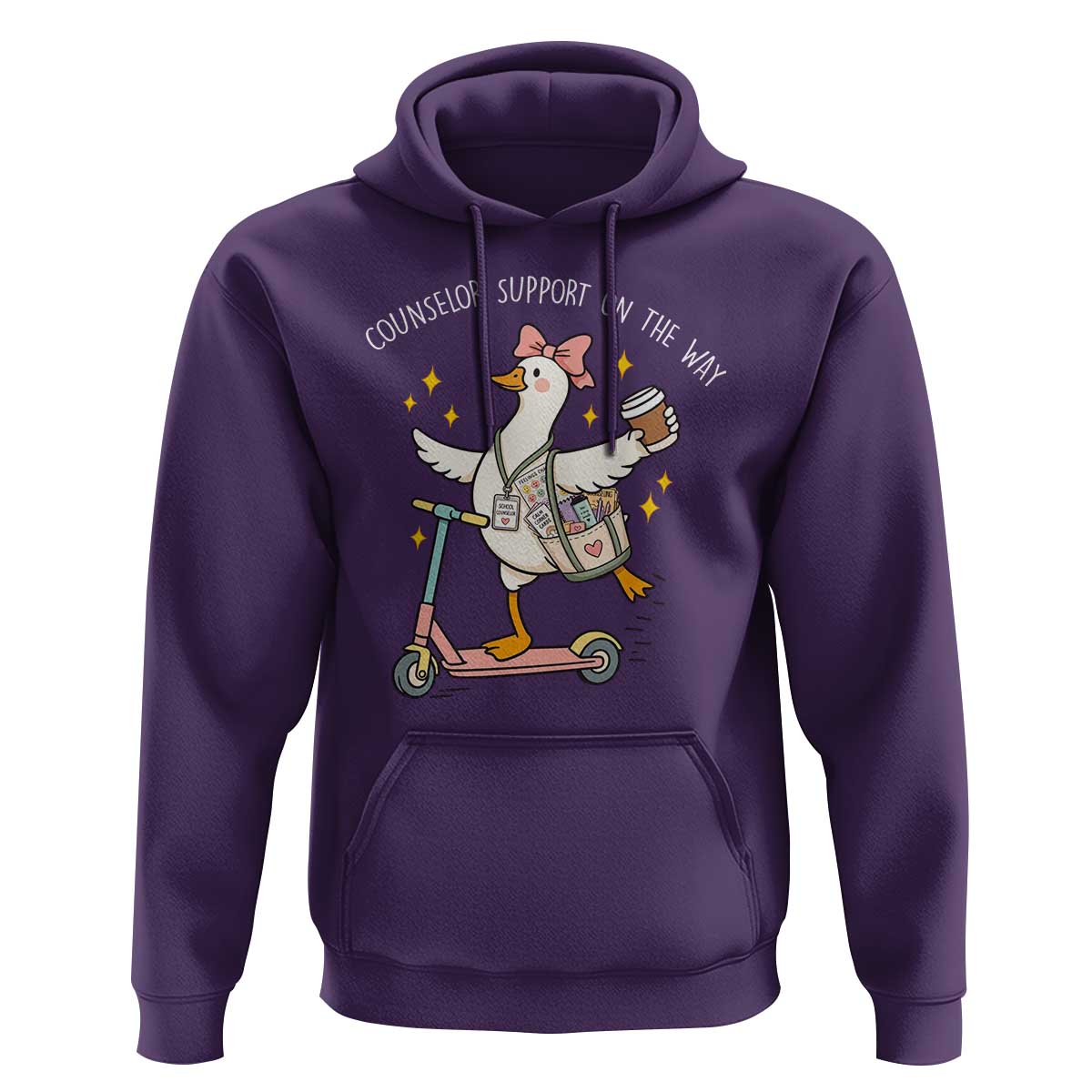 Counselor Support On The Way Hoodie Silly Goose School Counselor