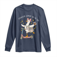 Counselor Support On The Way Long Sleeve Shirt Silly Goose School Counselor