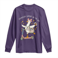 Counselor Support On The Way Long Sleeve Shirt Silly Goose School Counselor