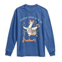 Counselor Support On The Way Long Sleeve Shirt Silly Goose School Counselor