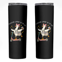 Counselor Support On The Way Skinny Tumbler Silly Goose School Counselor