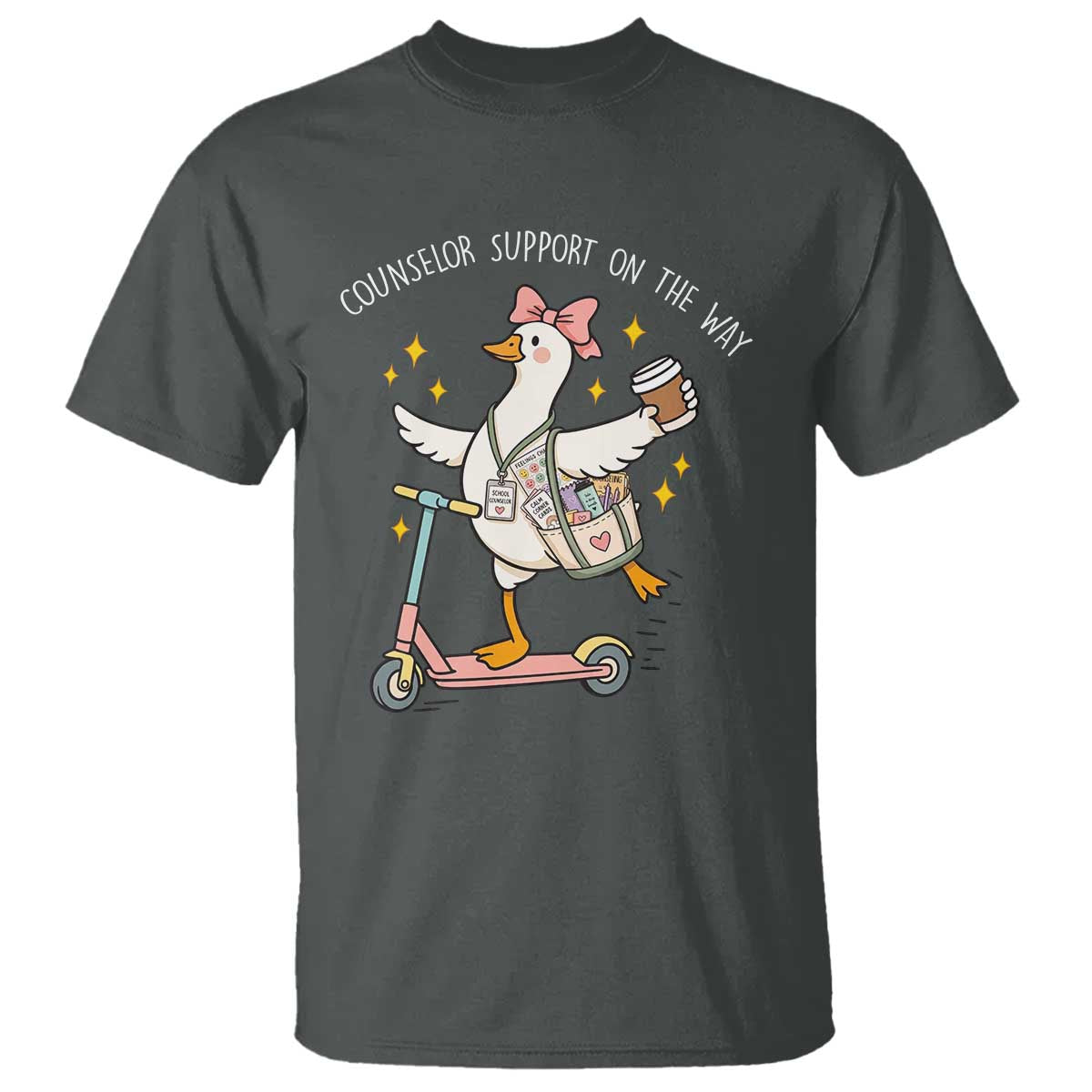 Counselor Support On The Way T Shirt Silly Goose School Counselor