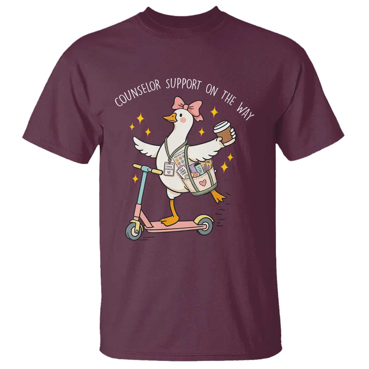 Counselor Support On The Way T Shirt Silly Goose School Counselor