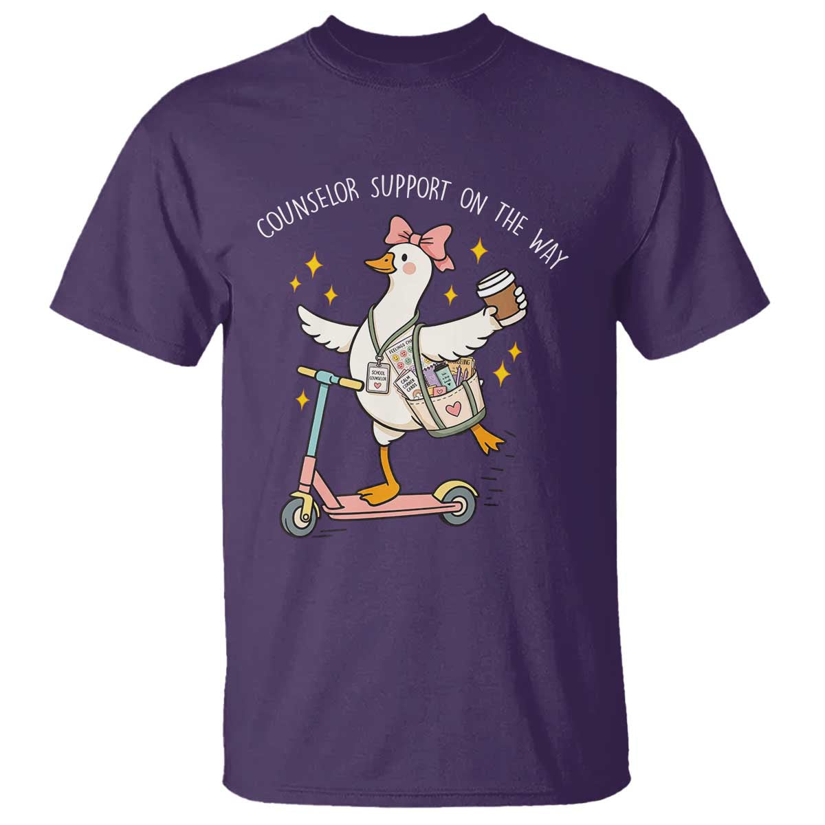 Counselor Support On The Way T Shirt Silly Goose School Counselor