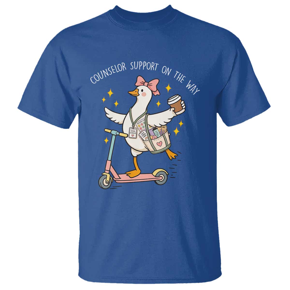 Counselor Support On The Way T Shirt Silly Goose School Counselor