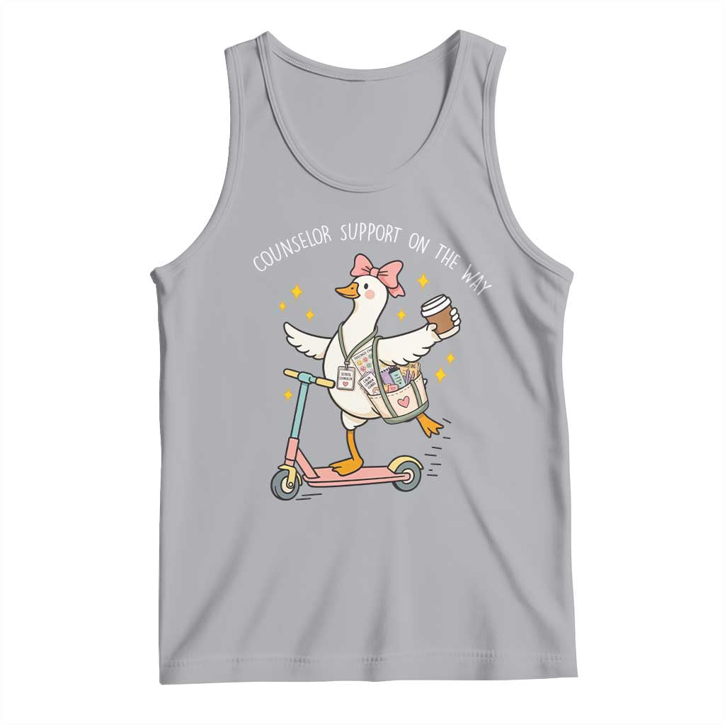 Counselor Support On The Way Tank Top Silly Goose School Counselor