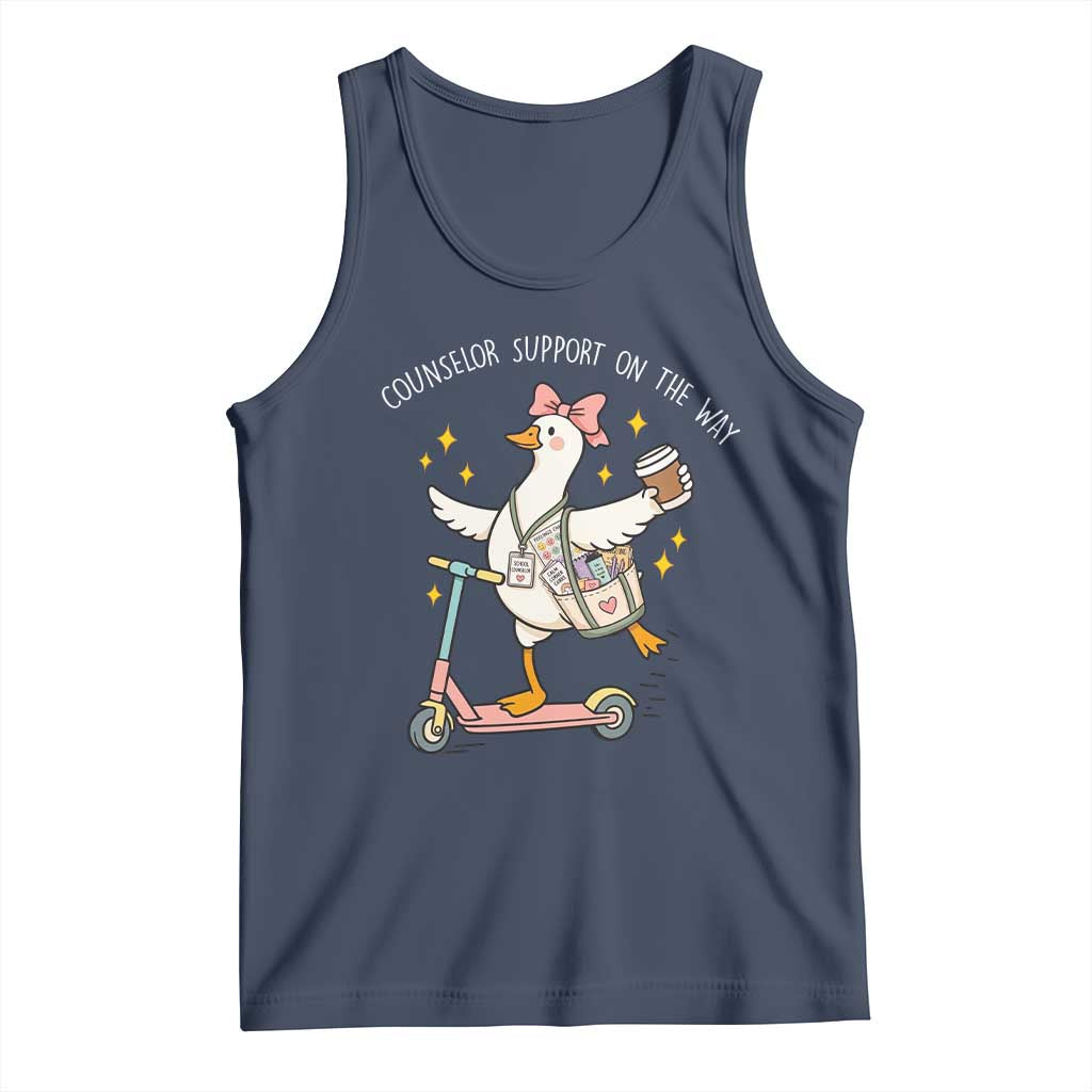 Counselor Support On The Way Tank Top Silly Goose School Counselor