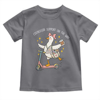 Counselor Support On The Way Toddler T Shirt Silly Goose School Counselor