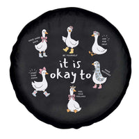 Silly Goose It is Okay to Mental Health Spare Tire Cover Counselor Special Education