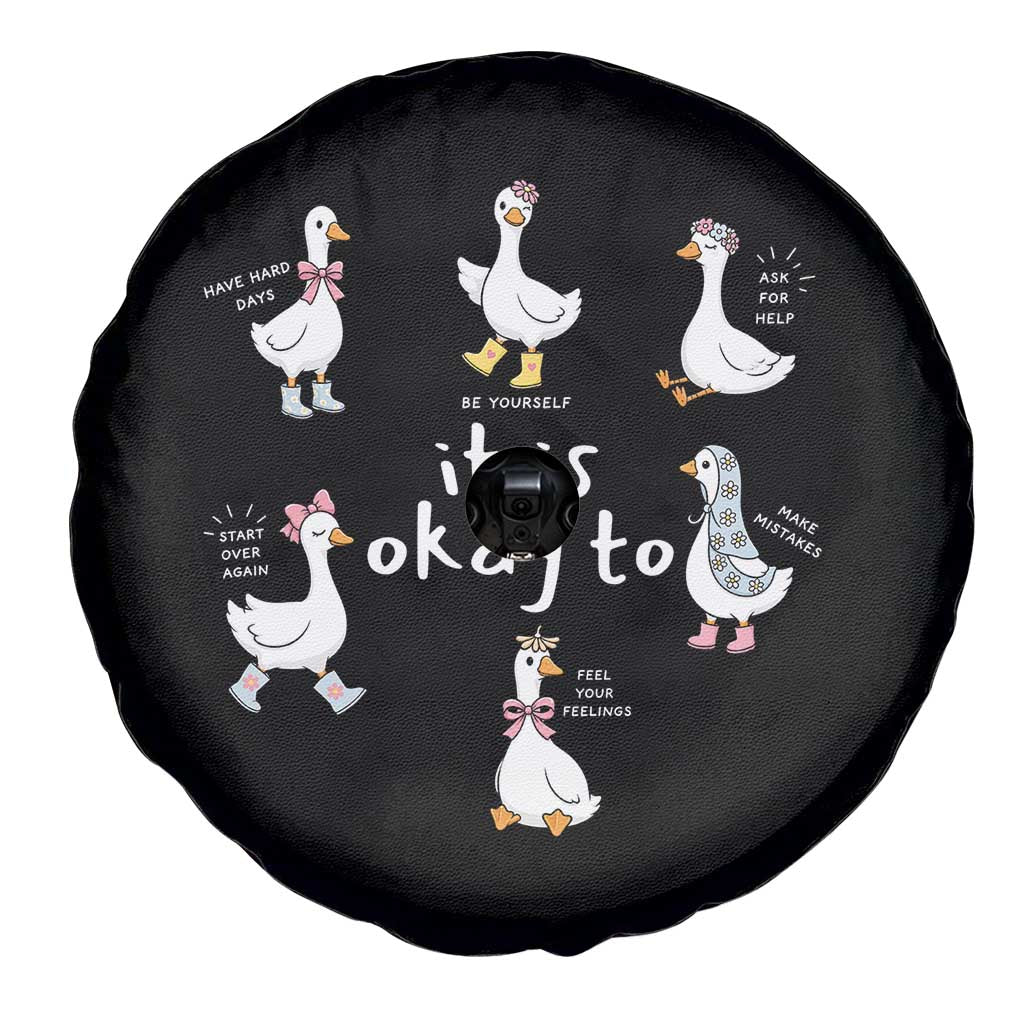 Silly Goose It is Okay to Mental Health Spare Tire Cover Counselor Special Education