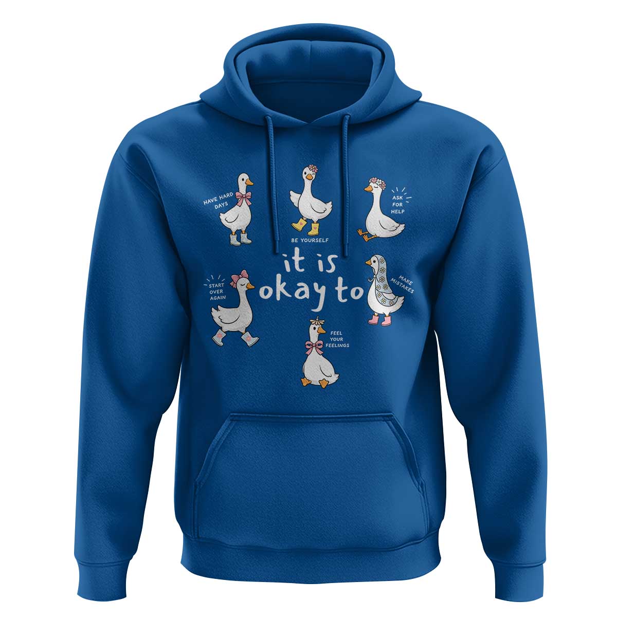 Silly Goose It is Okay to Mental Health Hoodie Counselor Special Education