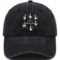 Silly Goose It is Okay to Mental Health Washed Cotton Baseball Cap Counselor Special Education