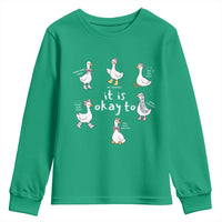Silly Goose It is Okay to Mental Health Youth Sweatshirt Counselor Special Education