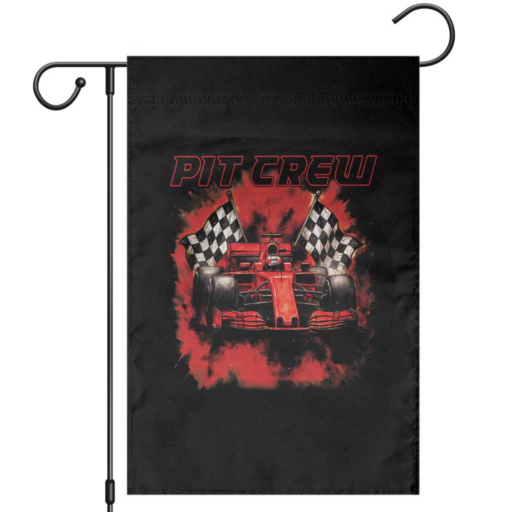 Racing Car Checkered Flag Garden Flag Pit Crew Race Car - Wonder Print Shop