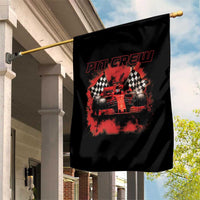 Racing Car Checkered Flag Garden Flag Pit Crew Race Car - Wonder Print Shop