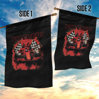 Racing Car Checkered Flag Garden Flag Pit Crew Race Car - Wonder Print Shop