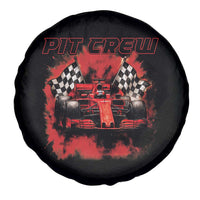 Racing Car Checkered Flag Spare Tire Cover Pit Crew Race Car - Wonder Print Shop