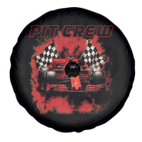 Racing Car Checkered Flag Spare Tire Cover Pit Crew Race Car - Wonder Print Shop