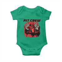 Racing Car Checkered Flag Baby Onesie Pit Crew Race Car - Wonder Print Shop